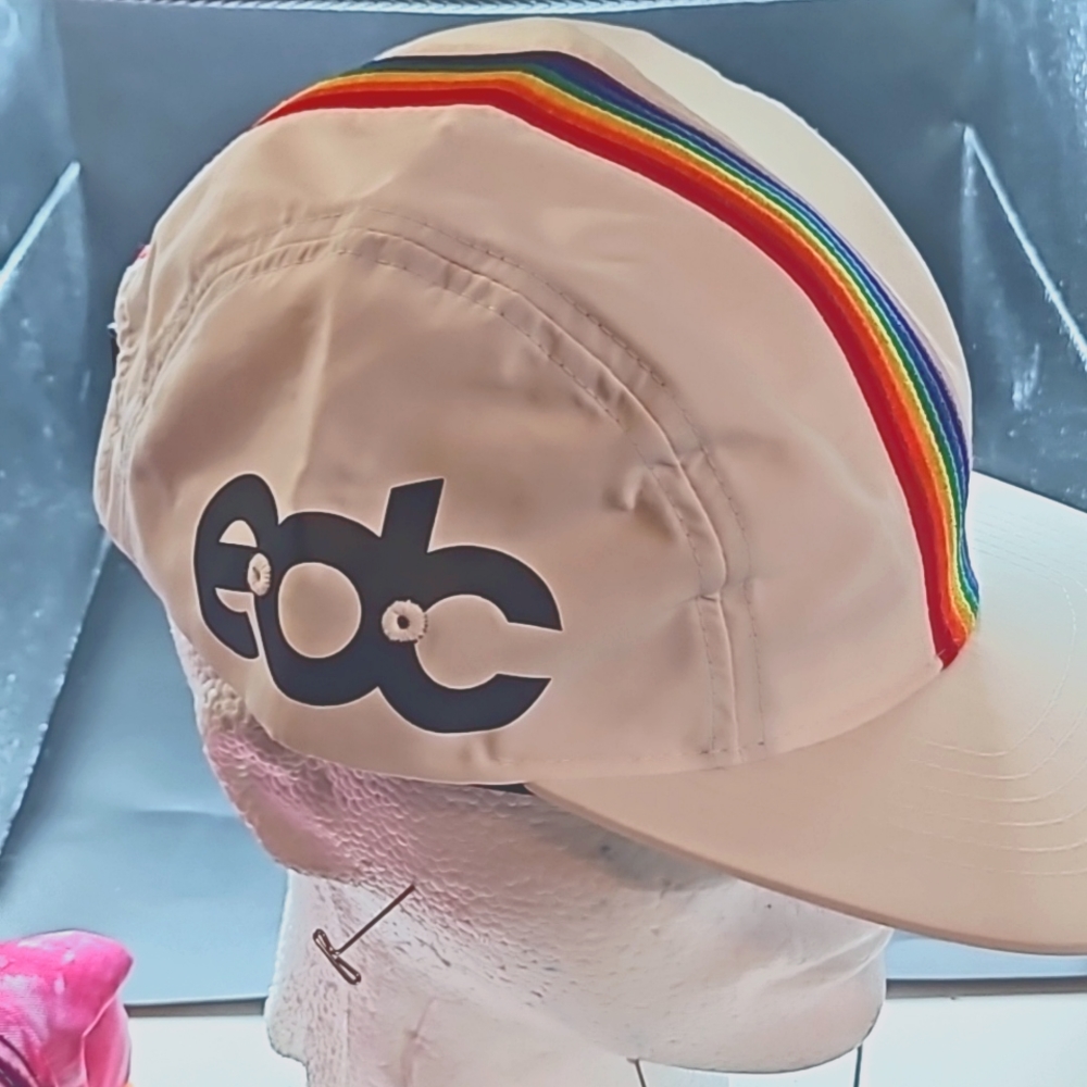 Vintage Rainbow striped EDC hat